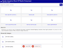 Tablet Screenshot of mayfair.net.in